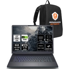 Dell Alienware 16 Area-51 Intel Core Ultra 9 275HX 40GB 4tb SSD RTX5090/24GB 175W 16" Qhd+ 240Hz Fdos Taşınabilir Bilgisayar & Per4 Çanta AA16250U932190WP333