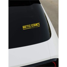 Battle Stance Sticker - Sarı - Sarı