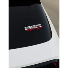 Yanlış Yoldayım Ama Yol Nasıl Güzel Sticker - Sarı