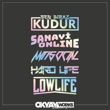 Hologram Arka Cam Sticker Paket 18