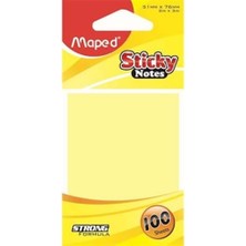 Kitabevimden Maped Yapışkanlı Not Kağıdı 100 Lü 51X76 Karışık Renk  (1 Paket 15 ADET)758410