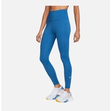Nike One Dri-Fit High-Waisted Training Mavi  Kadın Tayt DM7278-457