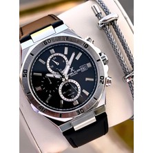 Daniel Klein Deri Kordon Iç Kadran Fonksiyonları Aktif 3 Atm Suya Dayanıklı Erkek Kol Saati E140003-1