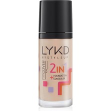 Lykd 2 In 1 Fondöten 133 Rose Almond