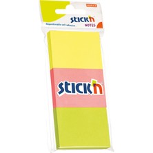 Kitabevimden Hopax Stıckn Yapışkanlı Not Kağıdı 100 Yp 35X51 Neon 3 Renk 21130