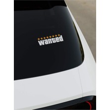 Wanted Dijital Baskı Sticker