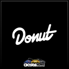 Donut Sticker - Beyaz
