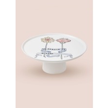 The Mia Luv Ayaklı Servis Tabağı 10X26 cm