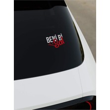 Beni Bi Sal Sticker - Beyaz - Beyaz