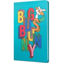 Kitabevimden Mabbels Sert Kapak Butik Defter Looney Tunes Bug Bunny Mavi 80 Yp 15X21 DFT-388098