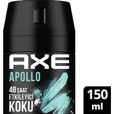 3Ecoswear Axe Apollo Erkek Deodorant Sprey 150 ml Çok Renkli Nefes Alabilir Yapı ile Gün Boyu Konfor