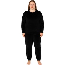 Pemilo Kadın Büyük Beden 13212 Uzun Kol Pijama Takımı