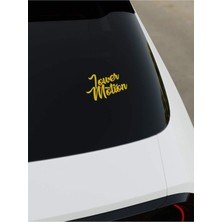Okyay Works Lower Motion Sticker - Sarı - Sarı - Araba-Motosiklet Etiket Sticker