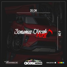 Sonumuz Olacak Morg Sticker - Siyah