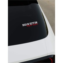 Bugün Keyfim Dıptıs Dıptıs Sticker - Kırmızı