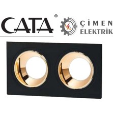 Cata Ct 5056 Jaguar Siyah Bakır Ikili Spot Kasası