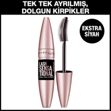 York Lash Sensational Yelpaze Etkili Maskara Intense Black