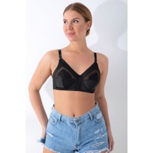 Sistina Techmrt Siyah  Toparlayıcı Sütyen - 502 - Beden 95