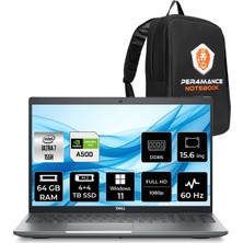 Dell Precision 3591 Core Ultra 7 155H İş İstasyonu 64GB RAM 4TB SSD 15.6" FHD Win11 Pro + Per4 USB XCTOP3591EMEAWP462