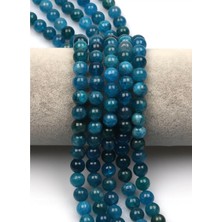 Taşmir Apatit Doğal Taş Dizi 8 mm Yuvarlak Kesim