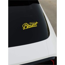 Blessed Sticker - Sarı - Sarı