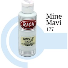 Kitabevimden Rich Akrilik Boya Master 120 cc Mine Mavi 177