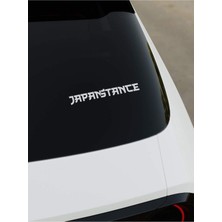 Japan Stance Sticker - Beyaz - Beyaz