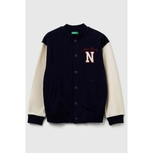 United Colors Of Benetton Erkek Çocuk Bomber Kolej Ceket 505F 4/14 Yaş