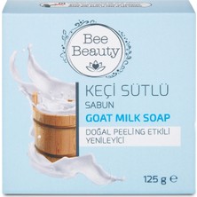 3Ecoswear Bee Beauty Keçi Sütlü Sabun 125 gr Doğal Peeling Etkili Yumuşak Dokulu Nefes Alabilir