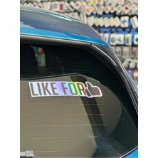 Like For Hologram Sticker