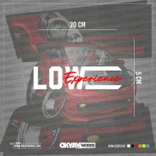 Low Experience Sticker - Beyaz
