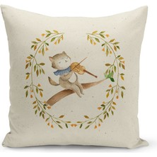 Filamente Çocuk Bebek Odası Dijital Baskılı Kırlent Kılıfı