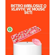 Aspata Store Buğz Retro Tarz Bluetooth 5.1 Klavye – Win/osx/android/ios Uyumlu