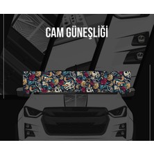 Okyay Works Ön Cam Güneşlik - Araba-Motosiklet Etiket Sticker