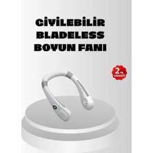 TE Dükkan Buğz Taşınabilir Boyun Fanı Sessiz Çalışma ve USB Şarj Özellikli