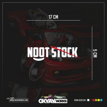 Okyay Works Noot Stocksticker - Hologram - Araba-Motosiklet Etiket Sticker