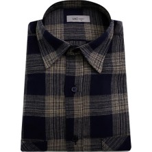 Uki Lacivert Comfortfir Oduncu Gömlek