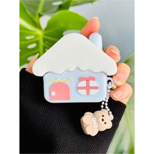 Go Aksesuar Airpods 4.nesil Uyumlu Oyuncak Tasarımlı Kalın Silikon Koruyucu Kılıf