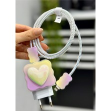 Go Aksesuar iPhone 18/20 W Şarj Cihazı Uyumlu 5 Parça Şarj Koruma Seti