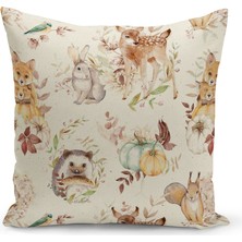 Filamente Çocuk Bebek Odası Dijital Baskılı Kırlent Kılıfı