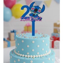 Kanem3D Stitch Isimli 2 Yaş Pasta Süsü
