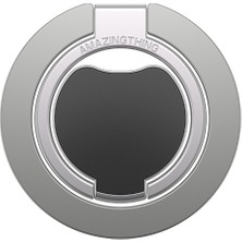 Amazingthing Magnetik 360 Dönebilen Titan Magflex Serisi Telefon Parmak Ring Stand Gri