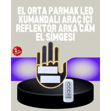 Aspata Store A Kalite Uzaktan Kumandalı LED Park Uyarı Işığı El Figürlü Model