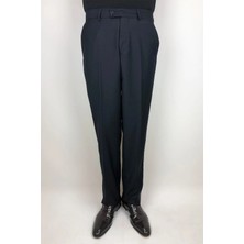 Toricelli Fistan Store Erkek Düz Yüksek Bel Klasik Kesim Rahat Kalıp Yandan Cepli Boru Paça Büyük Beden Kumaş Pantolon