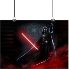 Vintage Gezegen Darth Vader Poster6 - Retro Duvar Dekoru