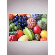 Deyhome Temperli Cam Sebze & Meyve Doğrama Kesme Tahtası  + 25×35 cm 7 Farklı Yeni Desen