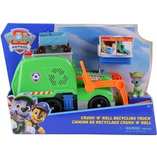 SPM-6071248 Paw Patrol  Rocky ile Crush N Roll Geri Dönüşüm Kamyonu