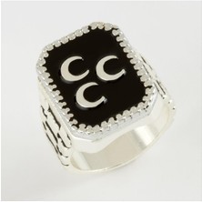 Gümüş Takıcım 3 Hilal Metal Erkek Yüzük