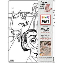 Getittir Funny Mat - Salvador Dalı 30 x 40 cm