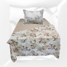 Güllüce Home T.KIŞILIK%100 PAMUKLU(160X225 Nevresim)Lastikli Çarşaf 100X200X30(FERMUARLI Yastık Kılıfı 50X70